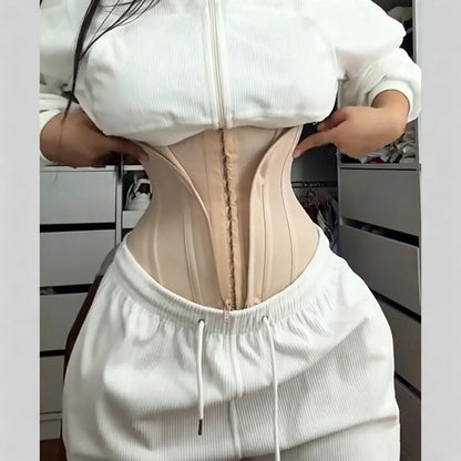 Premium Waist Trainer Corset – Slim-Fit Faja for Women with Hourglass Shaping Support, Postpartum Recovery Styling and Adjustable XXS-XXL Fit