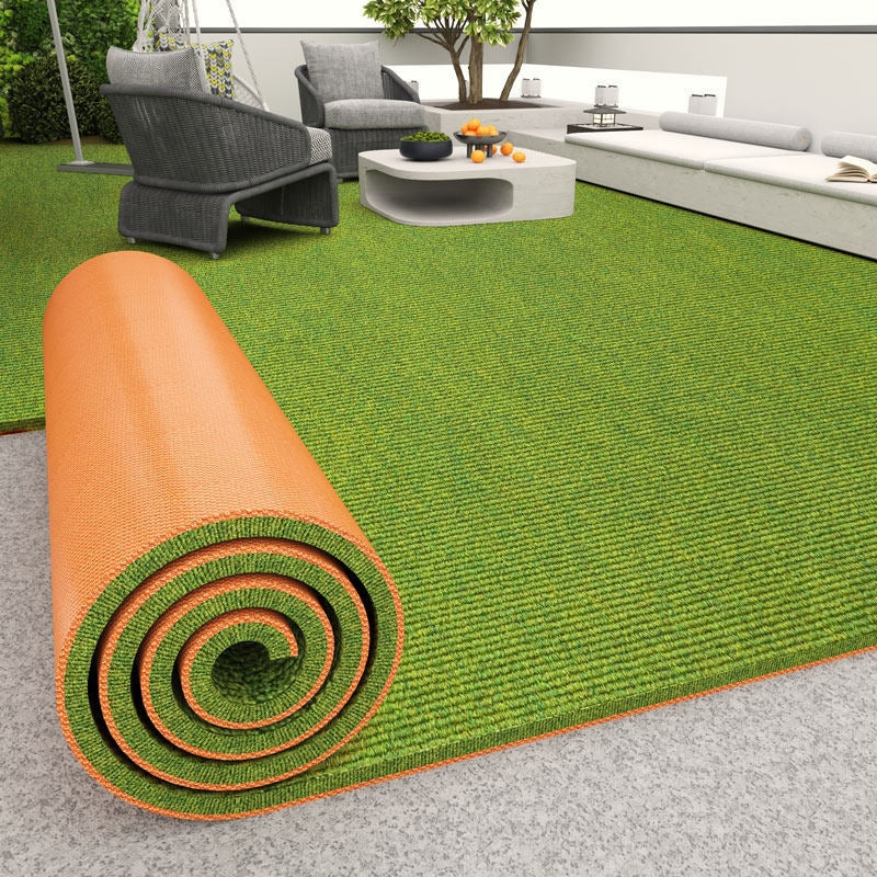 Faux Grass Area Rug – Non-Slip Artificial Turf Mat for Indoor and Outdoor Spaces, Doorways, Bedrooms and Noise-Reducing Floor Decor