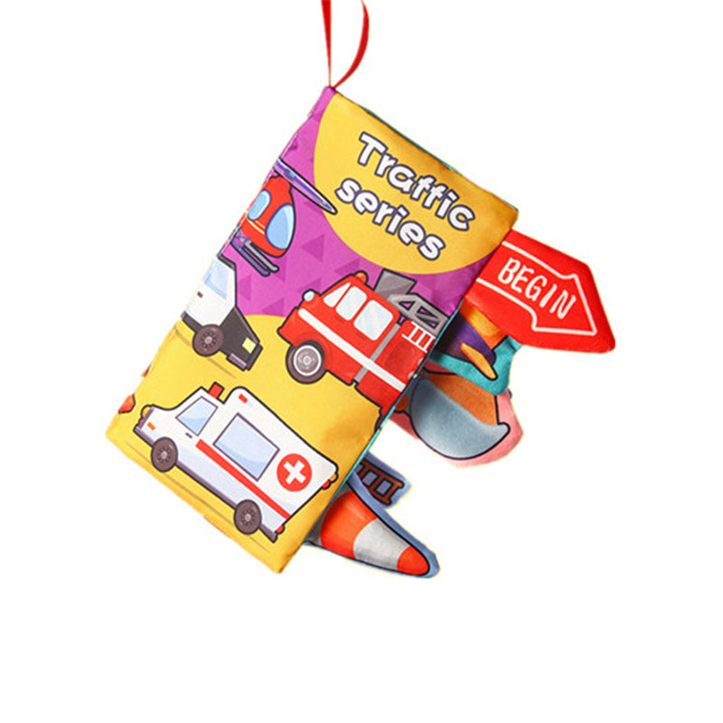 Baby Cloth Book –3D Soft Sensory Learning Toy for Infants with Interactive Pages, Early Development, Quiet Play and Tactile Exploration