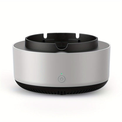 Smart Air Purification Ashtray – 360° 2-in-1 Intelligent Suction Ashtray Filters Smoke, Eliminates Odors, and Keeps Indoor Air Fresh