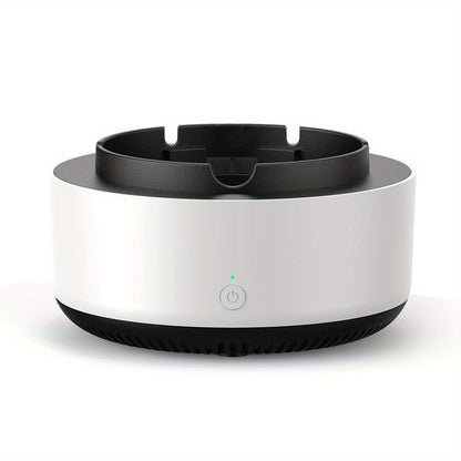 Smart Air Purification Ashtray – 360° 2-in-1 Intelligent Suction Ashtray Filters Smoke, Eliminates Odors, and Keeps Indoor Air Fresh