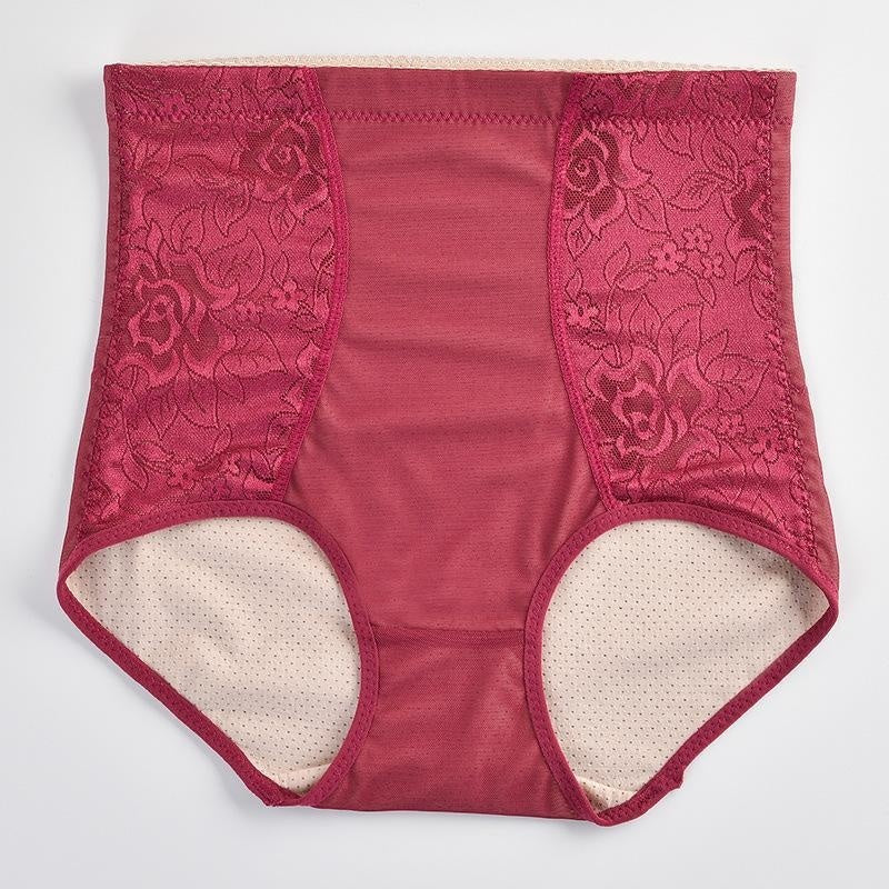 Plus Size Lace Shapewear Panties – High-Waist Tummy Control & Butt Lifting Underwear for Women