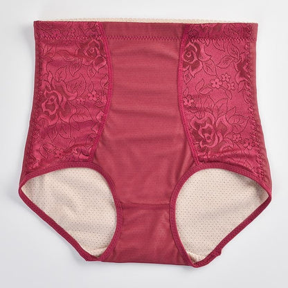 Plus Size Lace Shapewear Panties – High-Waist Tummy Control & Butt Lifting Underwear for Women