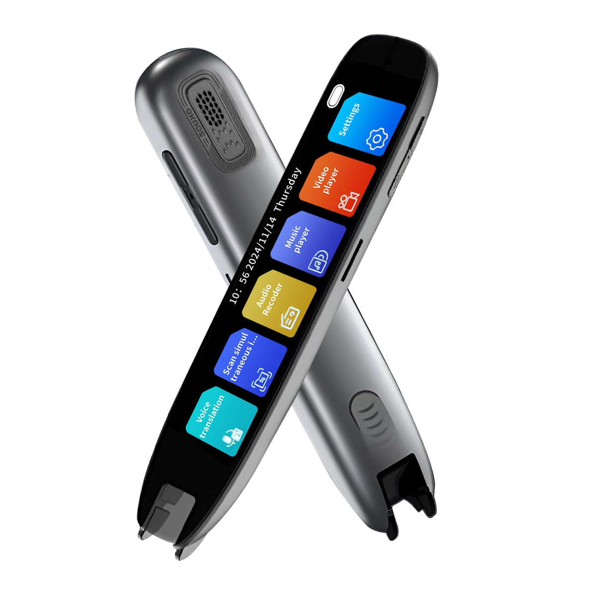 Smart Translation Pen – 142 Languages Real-Time Text Scanner & Voice Translator with Recording