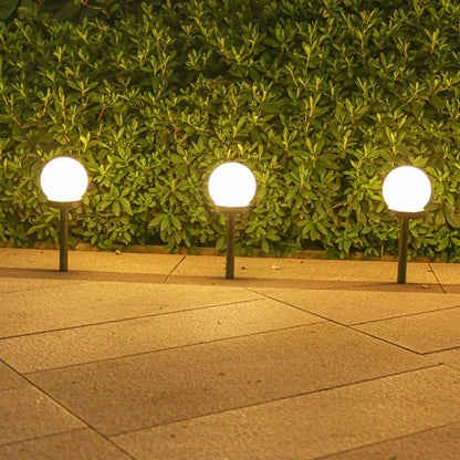 Solar Round Ball Lights – Waterproof LED Outdoor Lawn Lamps for Garden, Yard & Street Decoration