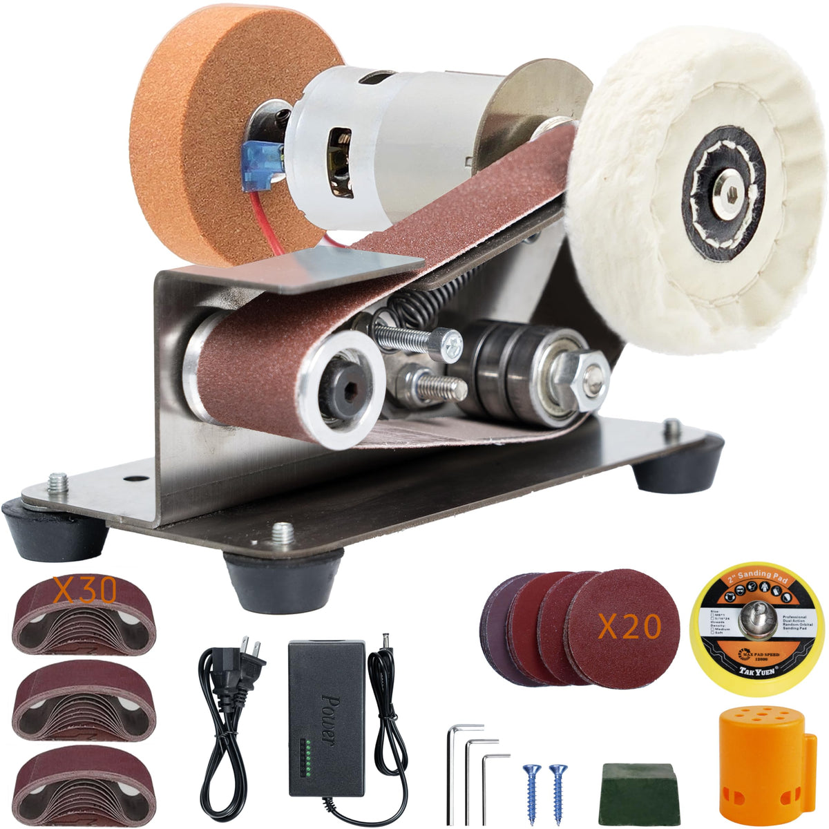 Electric Sharpening Sanding Machine -7-Speed Desktop Sharpener for DIY Metal, Wood, and Stainless Steel Tools