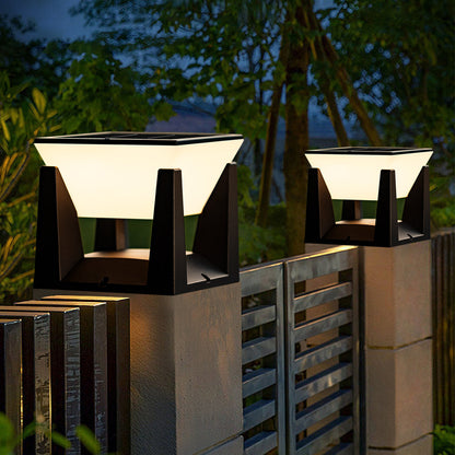 Solar Fence & Deck Cap Lights – Waterproof Outdoor Post Pillar Lamps for Patio, Yard & Landscape Lighting