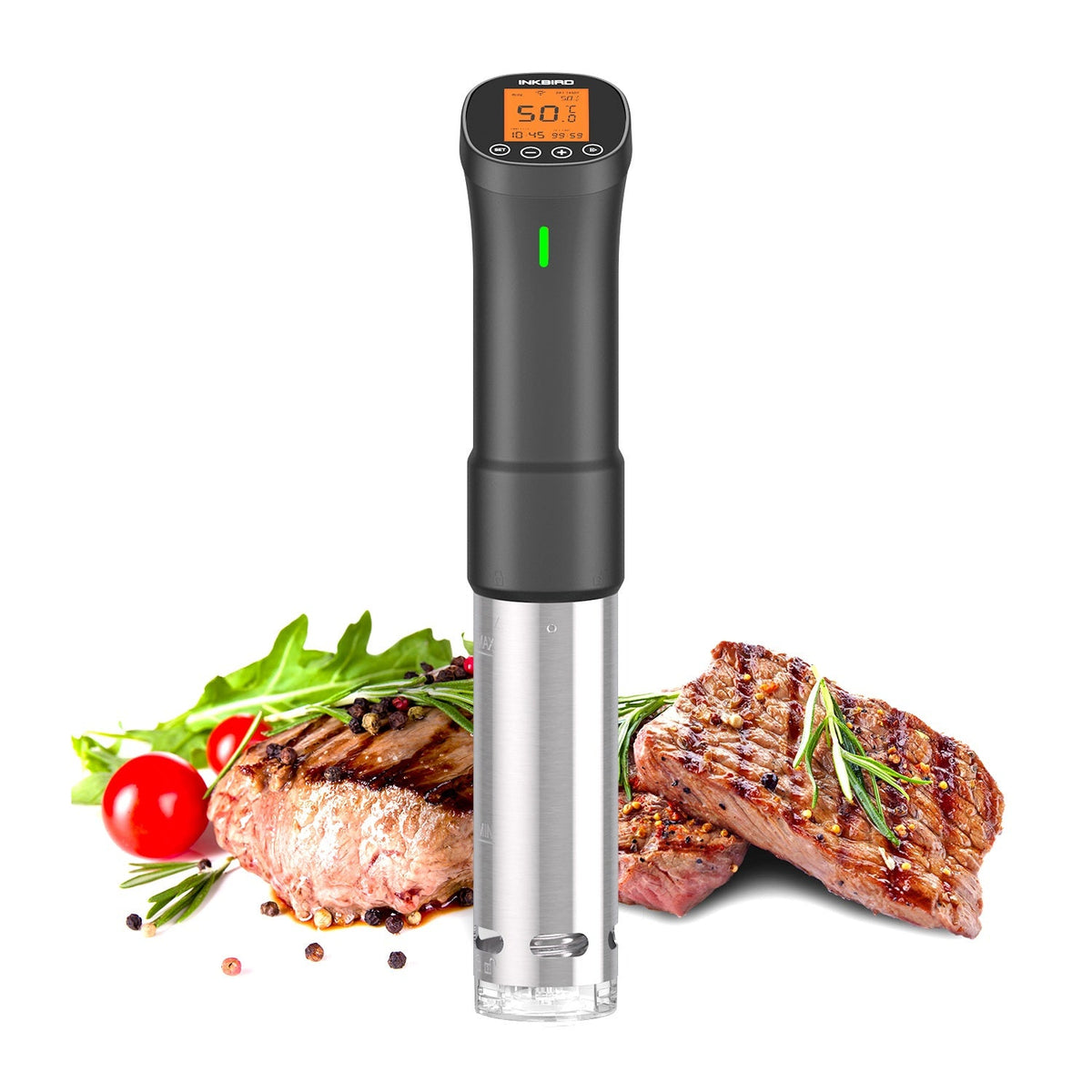 Culinary Sous Vide Precision Cooker – ISV-200W Wi-Fi Immersion Circulator with Powerful Stainless Steel Components for Professional Home Cooking