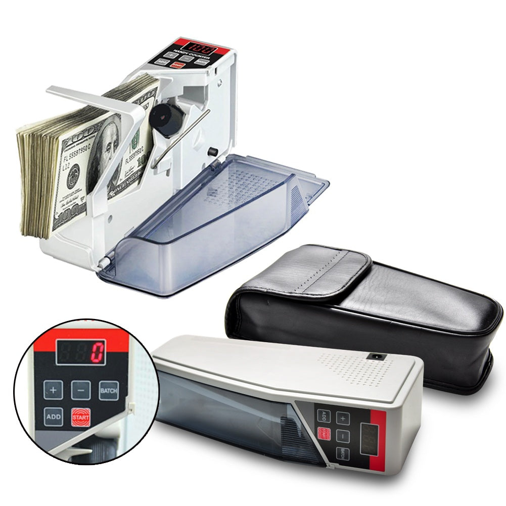 Portable Mini Money Counter – Compact Bill and Currency Counting Machine for Cash Sorting and Banknote Accuracy
