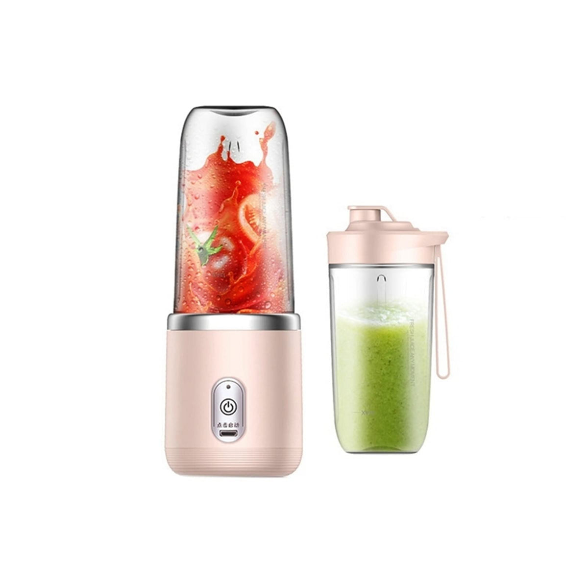 Electric 6-Blade Portable Blender Bottle – Multi-Function Smoothie Cup for Juicing, Ice Crushing, and Meal Prep Anywhere