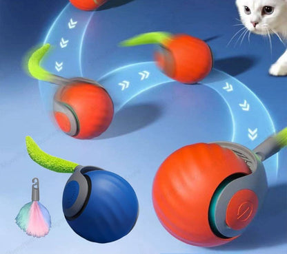 Automatic Interactive Dog Ball – Smart Self-Moving Toy for Pets, Bite-Resistant & Stress-Relieving Design