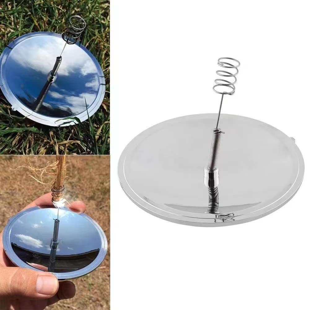 Solar Fire Starter Survival Tool – Windproof & Waterproof Camping EDC Gear Lighter for Outdoor Emergencies and Hiking Kits