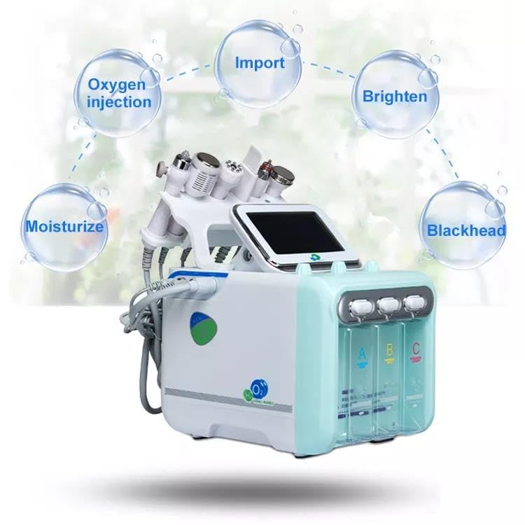 H2O2 Jet Peel Hydro Machine - 7-in-1  Aqua Facial for Deep Cleansing, Skin Rejuvenation & Professional Spa Results