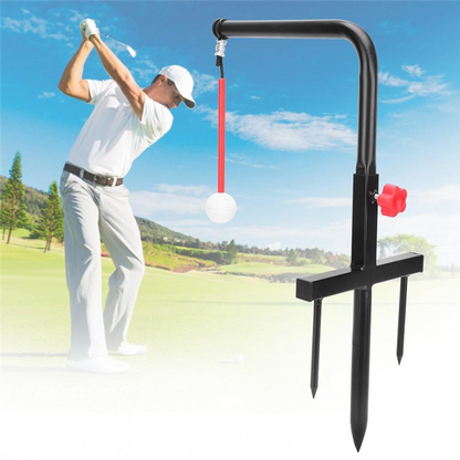 Golf Swing Trainer Aid – Pure Path Hitting & Practice Training Tool for Perfect Golf Swings & Accuracy