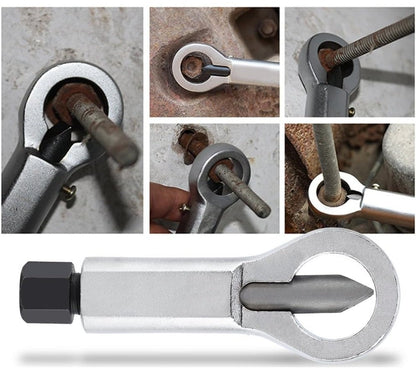 Heavy-Duty Nut Splitter Tool Set – 9–27mm Durable Metal Nut Breaking Accessories for Mechanics, Workers, DIY Projects, and Household Repairs