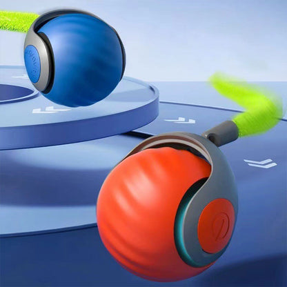 Automatic Interactive Dog Ball – Smart Self-Moving Toy for Pets, Bite-Resistant & Stress-Relieving Design