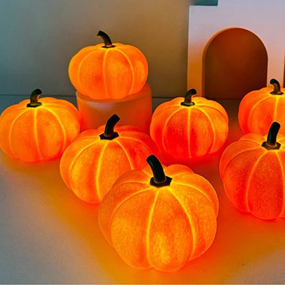 Halloween Pumpkin LED Lantern – Battery Powered Night Light for Kids Bedroom Decoration, Trick-or-Treat Party, and Festive Holiday Home Décor