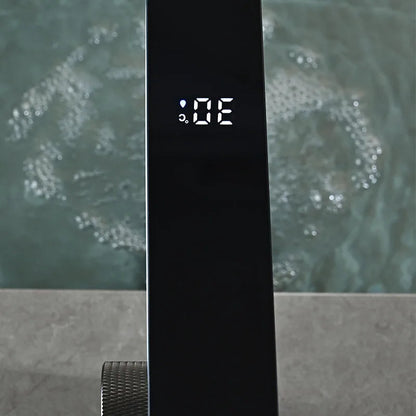 LED Smart Brass Basin Faucet – Deck-Mounted Hot & Cold Water Tap with Digital Display for Modern Bathrooms