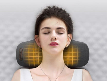 Heated Waist Support Pillow – Vibrating Massage Sleep Pad for Lumbar Pain Relief & Comfort