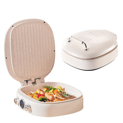 Electric Baking Pan – 33cm Double-Sided Non-Stick Crepe Maker & Pancake Machine with Enlarged Heating Tray