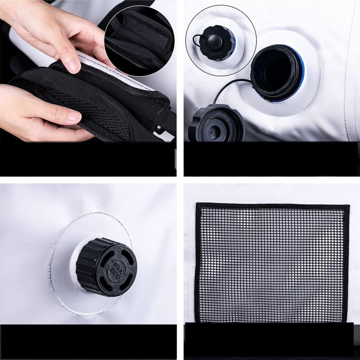 Goture Monster Fish Cooler Bag - Insulated, Leakproof Saltwater Bag with Drain Plug for Sea Fishing & Outdoor Travel