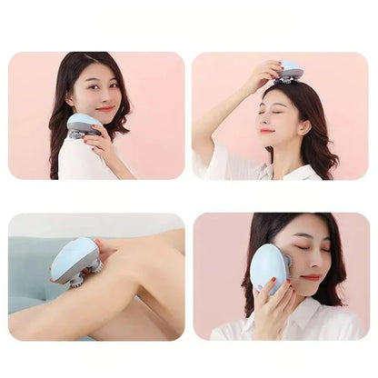 Electric Pet Head Massager – Smart Rechargeable Cat Massage Spa Tool for Relaxation & Hair Care