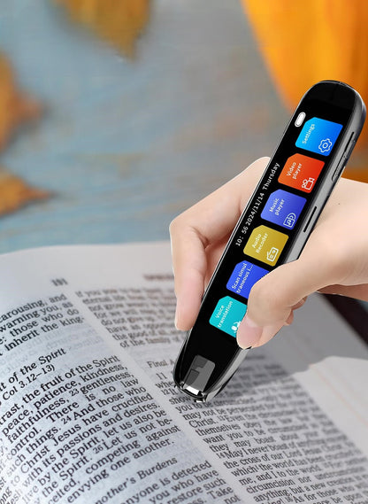 Smart Translation Pen – 142 Languages Real-Time Text Scanner & Voice Translator with Recording