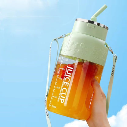 Electric Fruit Juicer – 800ml 10-Blade USB Rechargeable Smoothie & Shake Mixer