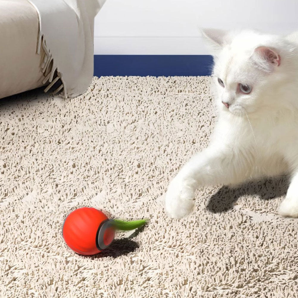 Automatic Interactive Dog Ball – Smart Self-Moving Toy for Pets, Bite-Resistant & Stress-Relieving Design