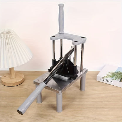 Commercial French Fry Cutter Manual Tool – Heavy-Duty Vegetable Cutter, Potato Chips & Fry Chopper, Easy Dicer, Perfect for Restaurants and Home Kitchens