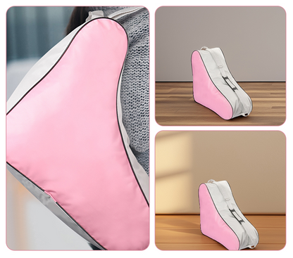 Stylish Roller Skate Bag – Breathable Inline & Ice Skate Tote with Adjustable Shoulder Strap