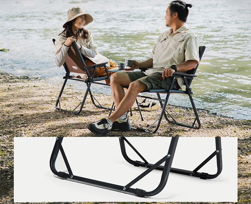 Portable Folding Camping Chair – Lightweight Outdoor Lounge Chair for Beach, Picnic & Hiking