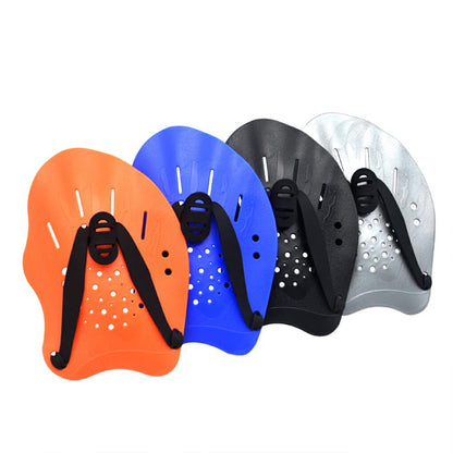 Swim Training Paddles - Adjustable Hand Fins for Adults & Kids, Enhance Stroke Efficiency, Water Resistance & Swim Power