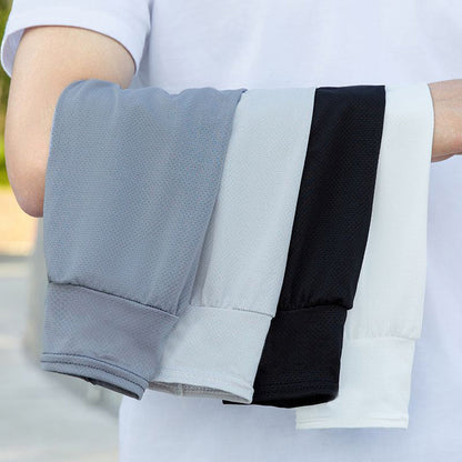 Loose Sun Sleeves for Men - Breathable Mesh Arm Covers for Cycling, Wrist or Hand Coverage