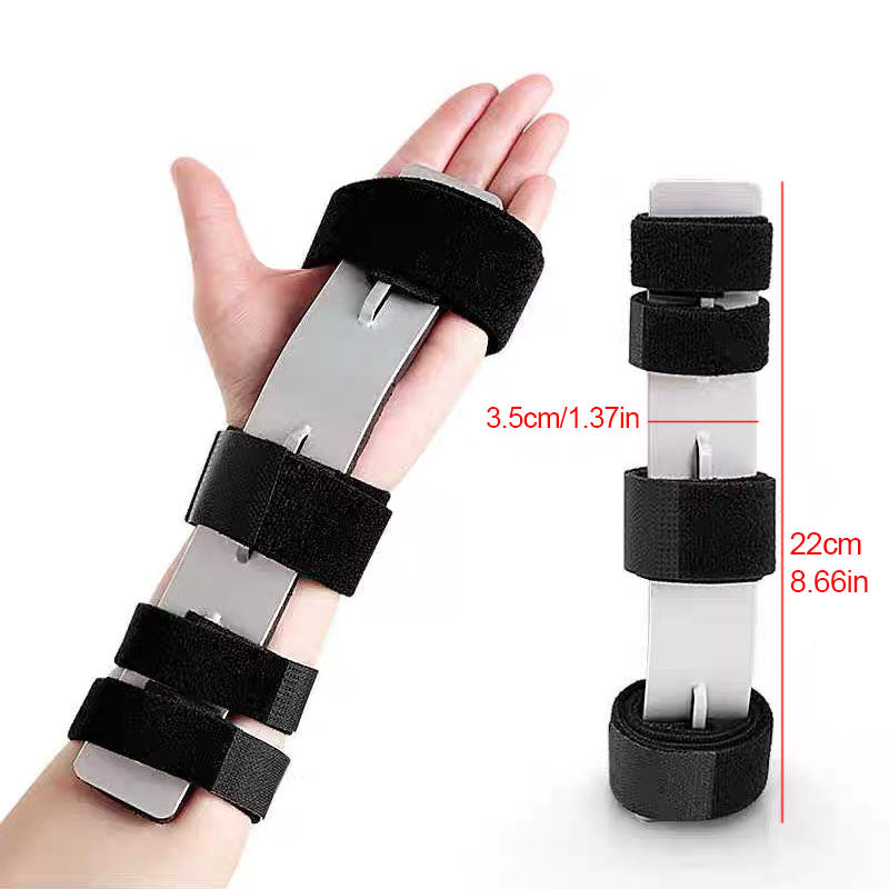 Adjustable Wrist Brace Splint – Medical Support for Fractures, Tendinitis, and Sprains with Fixed Stabilization Design
