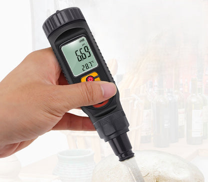 Digital pH Meter with LCD Backlight – 2-in-1 High Precision pH & Temperature Tester for Food Processing