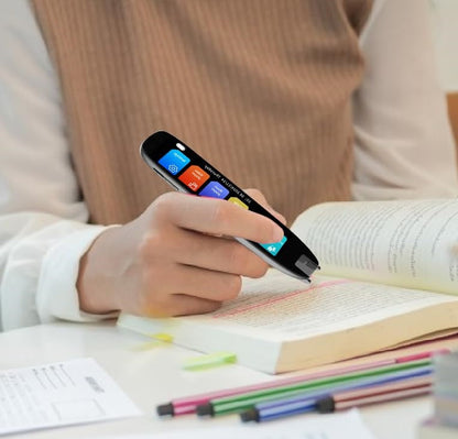Smart Translation Pen – 142 Languages Real-Time Text Scanner & Voice Translator with Recording