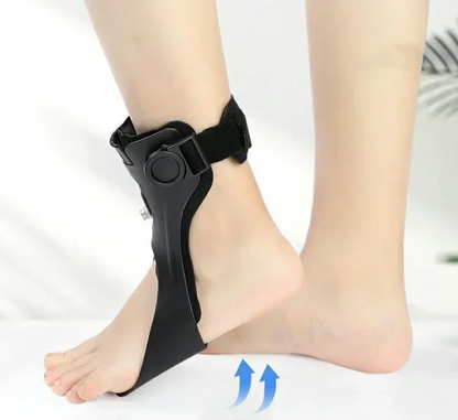 Adjustable Drop Foot Brace Orthosis – Ankle Support with Buckle Strap for Hemiplegia, Stroke, and Walking Assistance