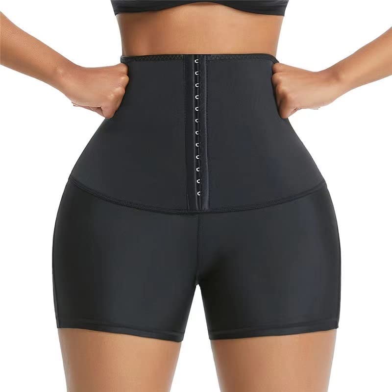 Sweat Sauna Body Shaper Pants - Hot Thermo Slimming Shorts with Tummy Control for Waist Training, Fitness & Weight Loss