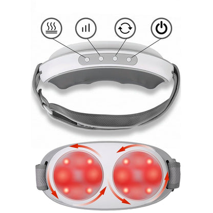 Wireless Portable Waist & Back Massager – Multi-Function Pounding Massage Device with Relaxing Heat for Legs, Office, and Home Wellness Relief