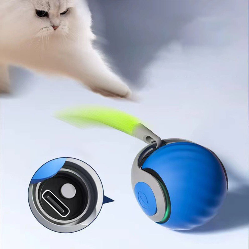Automatic Interactive Dog Ball – Smart Self-Moving Toy for Pets, Bite-Resistant & Stress-Relieving Design