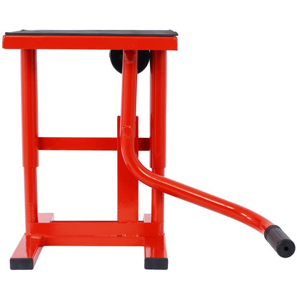 Adjustable Motorcycle Dirt Bike Lift Stand – Heavy-Duty Steel Jack (11"-16.5") with 330 LBS Load Capacity