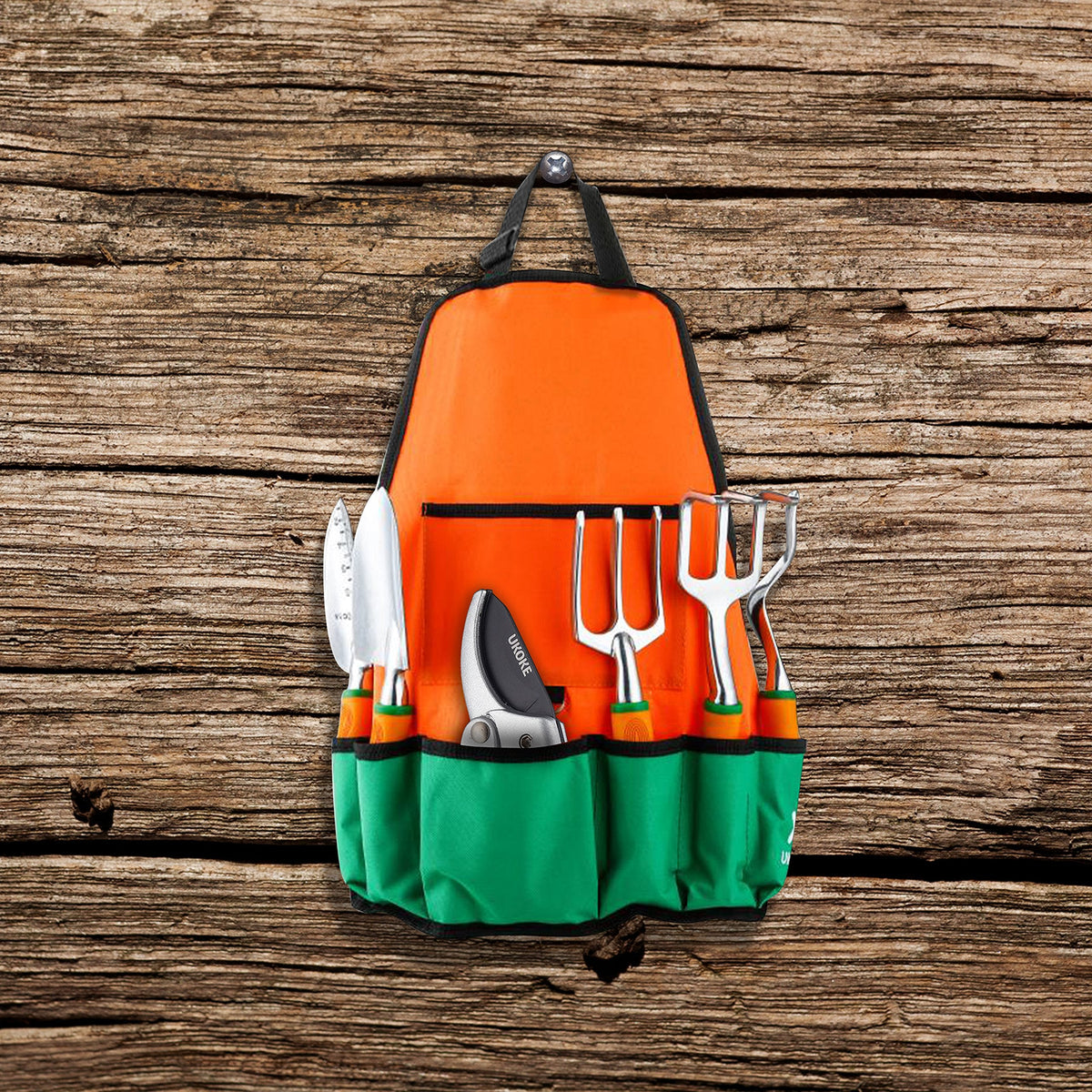Gardening Tool Set with Ergonomic Grip – 12-Piece Aluminum Hand Tools for Weeding, Digging & All-Inclusive Outdoor Garden Work