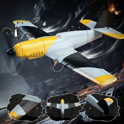 Three Channel RC Drone Glider – Foam Airplane with 6-Axis Gyroscope, Stunt Mode & Beginner-Friendly Remote Control