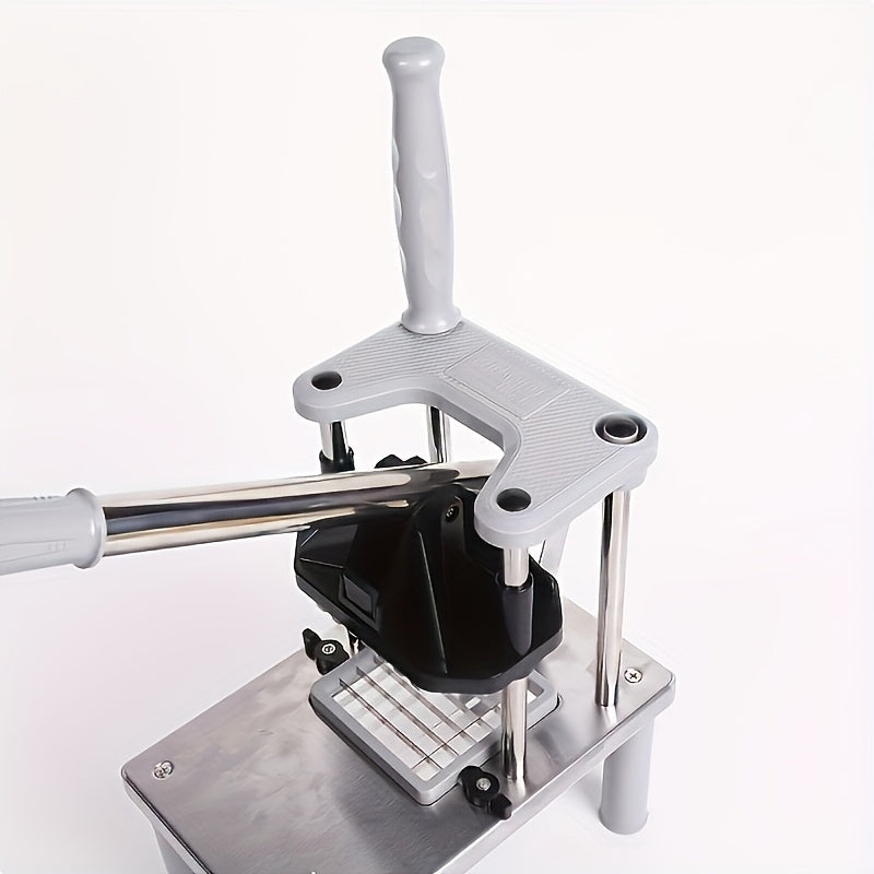 Commercial French Fry Cutter Manual Tool – Heavy-Duty Vegetable Cutter, Potato Chips & Fry Chopper, Easy Dicer, Perfect for Restaurants and Home Kitchens