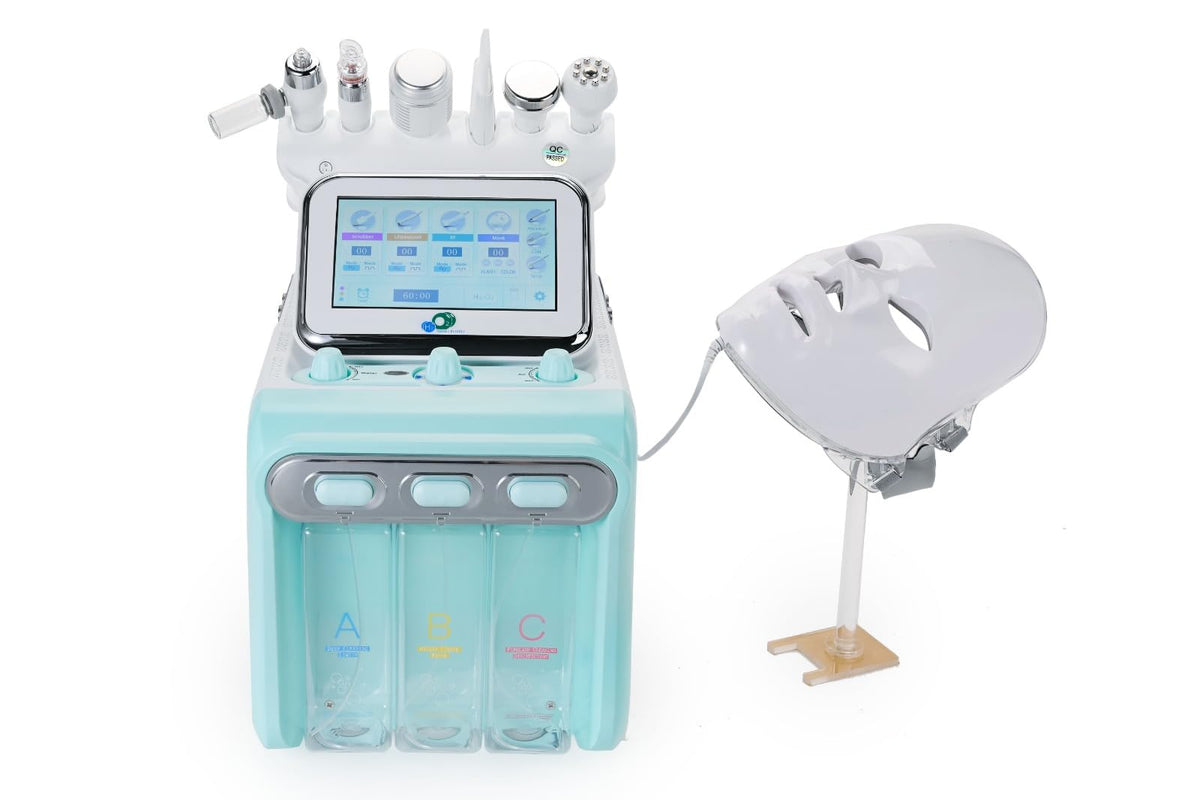 H2O2 Jet Peel Hydro Machine - 7-in-1  Aqua Facial for Deep Cleansing, Skin Rejuvenation & Professional Spa Results