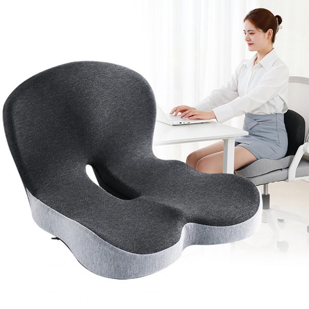 Astronomical Memory Foam Seat Cushion – Pressure-Relief Non-Slip Chair Pad with L-Shaped Support for Office & Home
