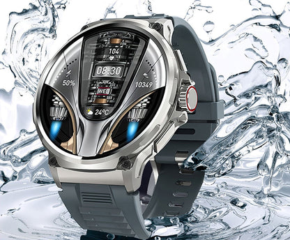 Ultra HD Display Smartwatch for Men – 710mAh Big Battery, 400+ Watch Faces, Android and iOS Compatibility, Stylish Fitness Watch
