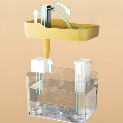Pet Water Fountain with Quiet Pump – 1.5L Automatic USB Cat Water Dispenser with Filter