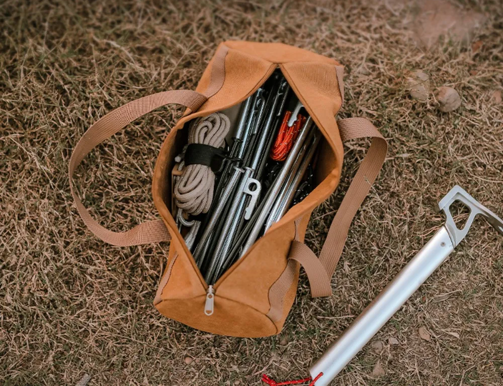 Outdoor Camping & Picnic Storage Bag – Multifunctional Carrying Case for Tools, Tableware & Hardware Essentials
